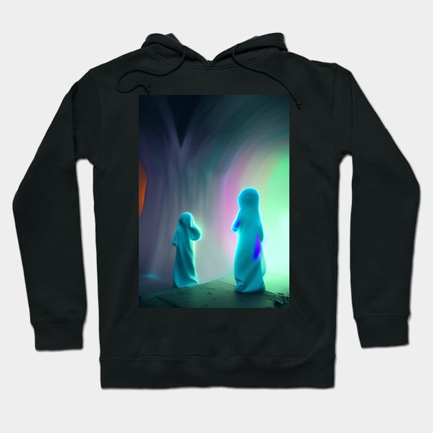 STYLISH 2 GHOSTS ON HALLOWEEN Hoodie by sailorsam1805